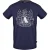 Aquascutum Heren Shield Aldis Groot Logo T-Shirt (Marine)