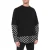Moschino Sweatshirt With Polka Dots Inserts Black