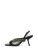 Karl Lagerfeld Sandalen met riem ‘Karmel Fringe’  zwart
