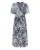 SOAKED IN LUXURY Jurk ‘Aldora’  duifblauw / grijs / gemengde kleuren / wit