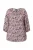 Ulla Popken Blouse  rosa / zwart / wit
