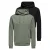 ONLY & SONS regular fit hoodies – castor gray/black (set van 2)