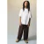 Mango Kids joggingbroek – donkerbruin