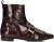 Pertini 33118 Enkellaarsjes – Enkelboots met rits – Dames – Bruin –
