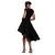 Asymmetrische Schaatser jurk dames Goddiva Textured