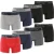 Phil & Co Boxershorts heren multipack 8-pack marine rood zwart antraciet