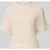 comma Gebreide pullover met 1/2-mouwen en ronde hals