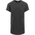 Urban Classics Heren Lang T-Shirt met Omslag (Houtskool)