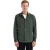 No Excess Shirt solid fine herringbone dark green