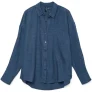 Vero Moda vmmelaney queeny ls shirt wvn noos 10316389 dark denim