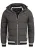 INDICODE JEANS Winterjas ‘Marlon’  basaltgrijs / wit
