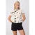 TRENDYOLMİLLA Dames Beige Geborduurd Kort Getailleerd Blouses