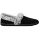 Skechers Meisjes Cozy Campfire Team: warme, platte pantoffels met voering van imitatiebont (Zwart)