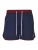 Urban Classics Zwemshorts ‘Retro’  navy / bourgogne / wit