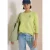 Sweatshirt met ronde hals en trekkoord