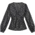 The Kooples Leopard Lurex Top Antic Silver