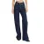 tijdloze Straight jeans middelhoge taille stugge katoen vrouw It’s Basic