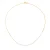 Curb Ketting 15 gekweekte parels White Yellow Gold