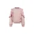 Koko Noko rechtvallende sweater met ruches – roze