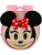 DISNEY Rugzak ‘Minnie Mouse Send-Emoji’  sand / oudroze / rood / zwart