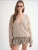 MixRay Gebreid vest  beige