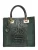 Roberta M Groen Rundleer Tas
