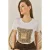 Luipaardprint Crew Neck T-Shirt