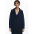 Desigual wollen manteljas donkerblauw