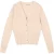 EsQualo Cardigan Lurex High Hem Biscuit