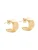 A&C Oslo – Nordic Design Jewellery Oorbellen ‘Steel – Satin’  goud