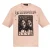 DSquared2 Heren Grafisch Overlay Overlay Loose Fit T-shirt (Stoffige Roos/Zwart)