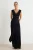TRENDYOLMİLLA Dames Zwart Effen Maxi Mouwloos Diploma-uitreiking / Gala A-lijn Avond & Gala Jurk