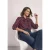 Blouse met lange mouwen en strikdetail