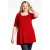 YOEK tuniek ORGANIC COTTON rood