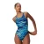 Speedo Hyperboom Medalist eendelig zwempak voor dames (Peacoat)
