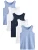 Next Onderhemd  navy / lichtblauw / wit