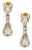 LOTT. gioielli Oorbellen Dames Ce Sw Earring String W/ Teardrop S, Kleur: Goudkleurig