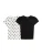 Bershka Shirt  zwart / wit