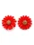 AVANT-GARDE PARIS Oorbellen ‘Genevieveette’  rood
