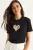 Geborduurd Crew Neck Losse Pasvorm T-shirt