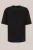 WE Fashion – Heren relaxed fit T-shirt met structuur – Relaxed Fit – Zwart – Katoen –