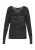 usha BLACK LABEL Trui ‘Fashion Look’  zwart / zilver