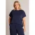 Yest Curve Sweat top Plus Size – donkerblauw