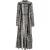 Lanvin maxi-jurk met mozaïekprint in veelkleurige viscose