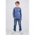 Raizzed longsleeve met tekst – blauw