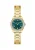 GUESS Analoog horloge ‘LUNA’  goud / groen