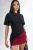 Oversized Crew Neck Drape Blouse