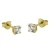 KARMA Jewelry gold plated oorbellen Plain Perfection