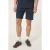 FILA Lucca Regular Pinstriped Shorts Black Iris / Egret Striped