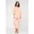 Broek met taps toelopende print van Conquista Fashion